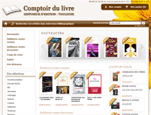 Tablet Screenshot of comptoirdulivre.fr